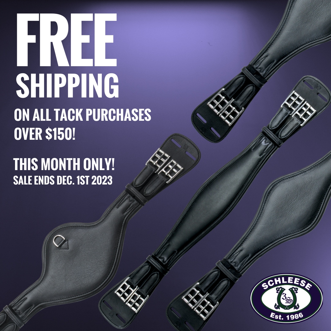 Looking for the perfect holiday gift for a loved one this year? 
Shop Schleese tack this month and receive FREE shipping on all orders above $150! 

Visit any of the links below to start browsing today!

Clearance Items: 
schleese.com/product-catego…