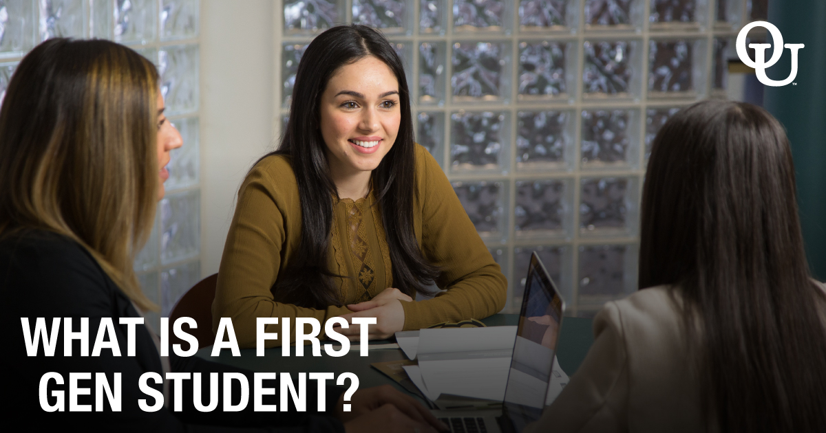 OUAdmissions's tweet image. First Gen students are students whose parents or family members did not attend college. Being the first person in your family to attend college can be intimidating, but we are here to assist you through the process here at OU! #ThisisOU #ImtheFirst