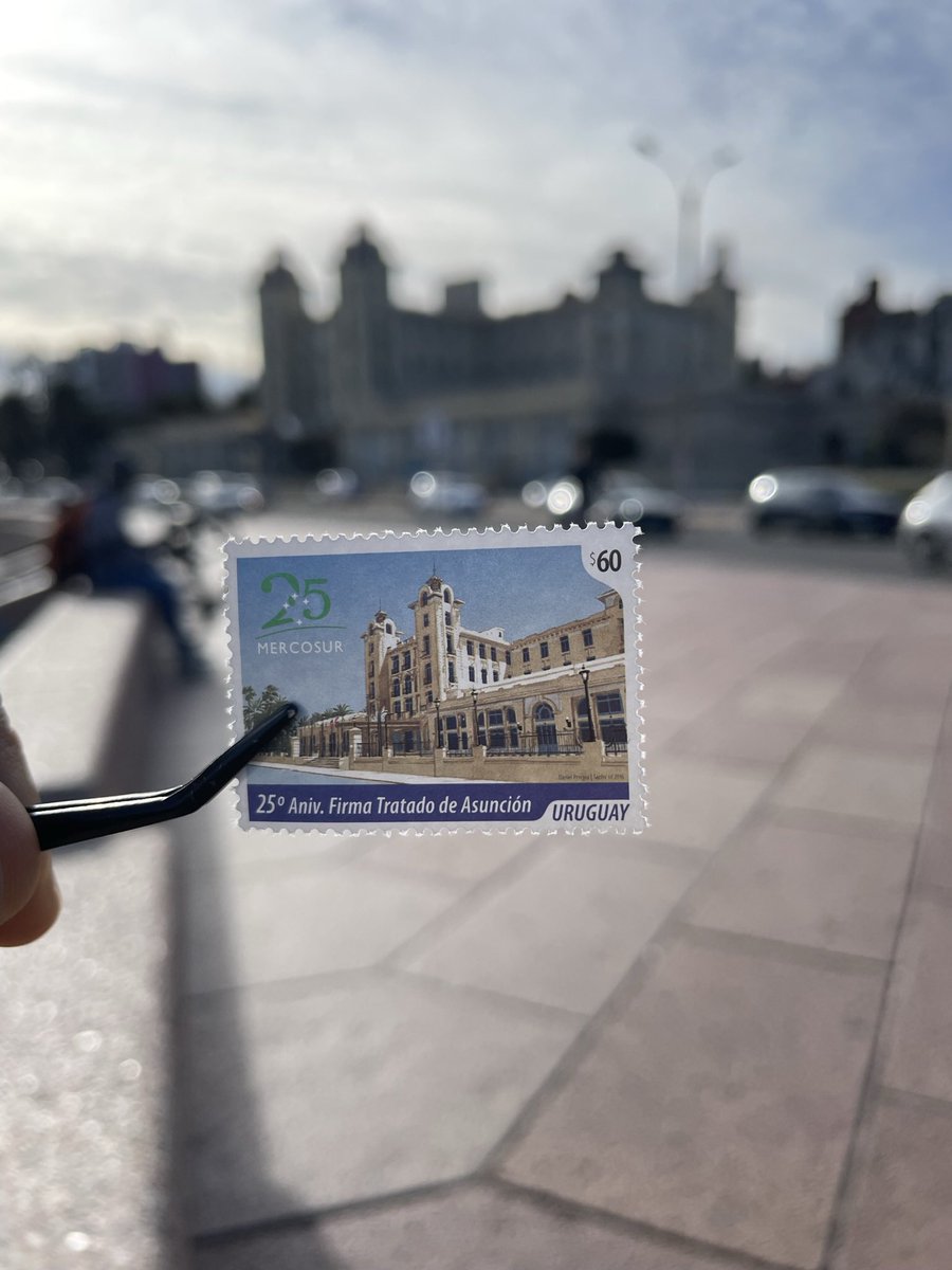 GPhilatelist's tweet photo. La sede del Mercosur en Montevideo es un faro de la integración regional. Aquí se construye el futuro de la cooperación entre países. ¡Un honor ser anfitriones de esta importante institución! 🌍🤝 #Mercosur #Montevideo #CooperaciónRegional #philately #stamps #xtremephilately https://t.co/dNliz9VvKu