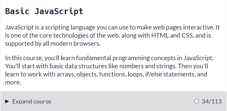 AmraniRida1's tweet photo. Day 29,30,31,32,33,34,35,36/100: #100DaysOfCode          
This week, I revised all projects for "Responsive Web Design" Certification, And started "JavaScript Algorithms and Data Structures" Certification.
#freeCodeCamp https://t.co/qf1Kt83mIO