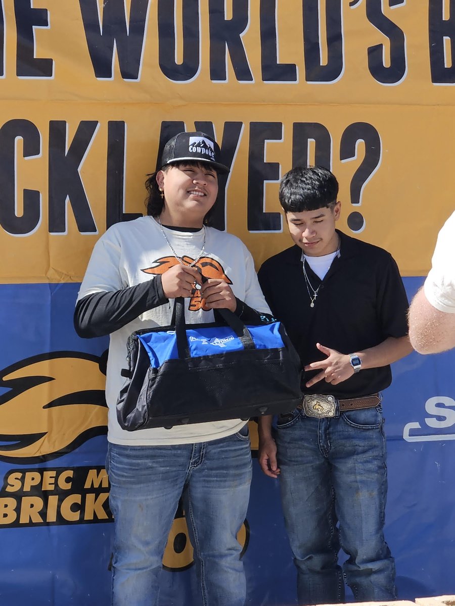 Congratulations to Bryan HS Construction Tech students Anthony Esquivel, Angel Avitud, Jairo Rodriguez, Angel Villanueva, Erick Ledesma, and Orlando Melendez who placed 3rd in the Bricklayer 500 last week in Converse, TX! #BryanISDCTE  #CareerReady #LifeReady #CTE