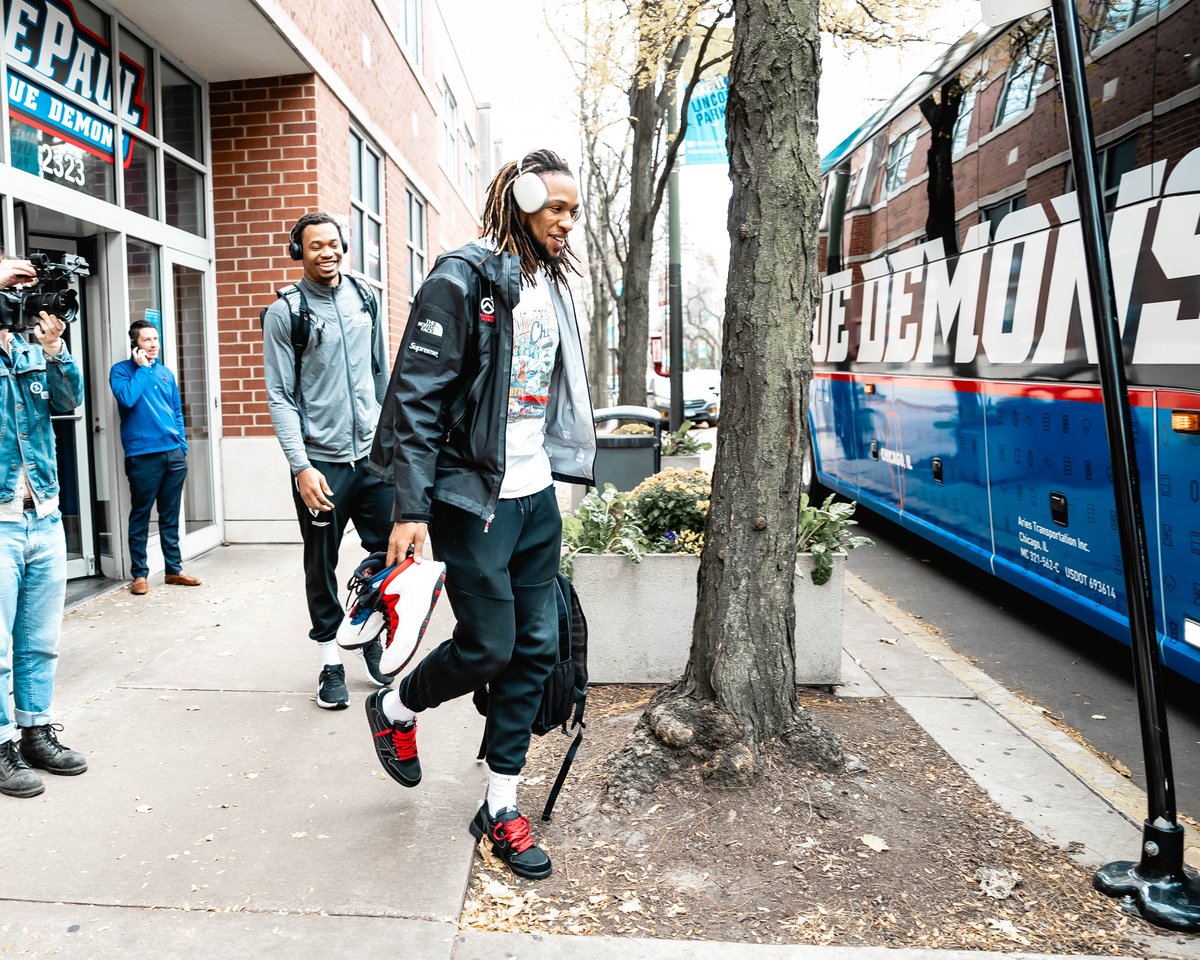 DePaulAthletics's tweet image. Check 👀 out the newest set of wheels for all of our DePaul teams 😤