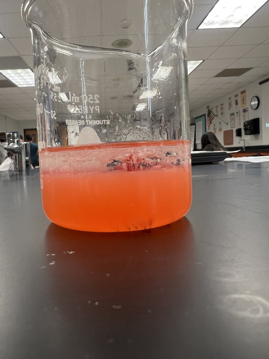 MsC_Davis's tweet photo. Scholars extracted the DNA of a strawberry today using household items and got to examine it under a microscope! #UsingScience #AJJH #STEM @AliceJohnsonJrH https://t.co/ey2CfwucT7
