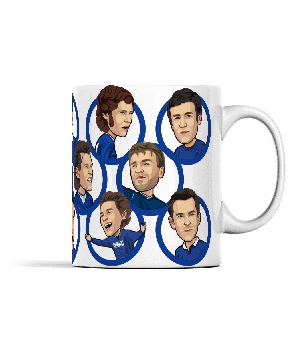 Second new design of the night, this time the perfect workplace mug! This time featuring 14 Everton Legends. 🔥 Link to buy below, please RT