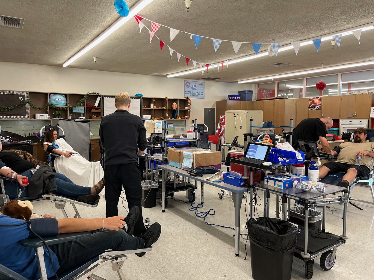 NSHS hosted our first blood drive of the year today! Thank you to all of the Vikings who donated and helped their community.