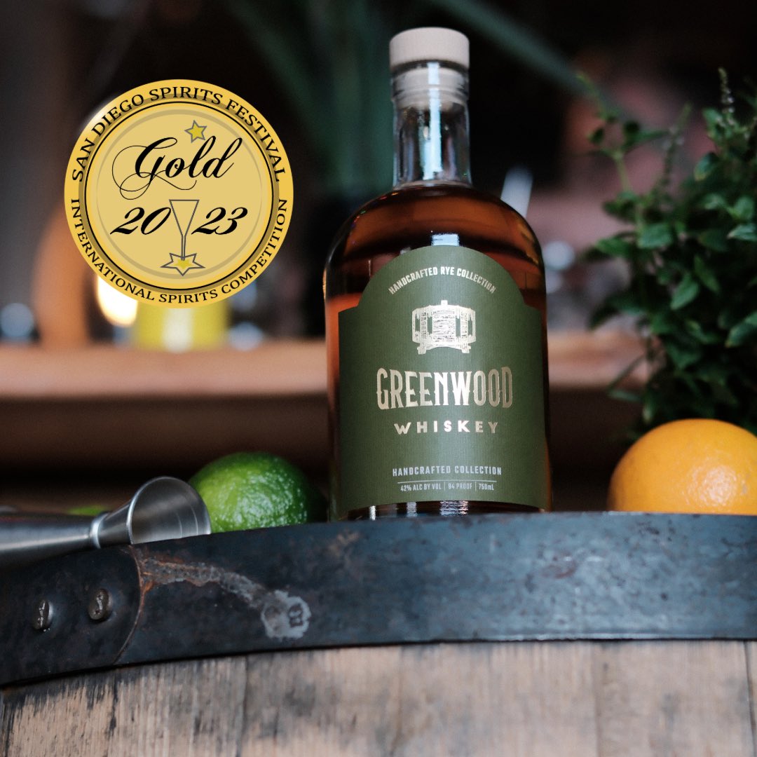 Let’s celebrate!! 

Greenwood Whiskey gold medal winner of San Diego Spirits Festival 2023 🥃

#whiskeylife #goldmedal #awardwinning #ryewhiskey #whiskeygram #letscelebrate
