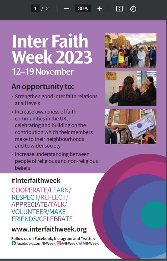st_michaels_ham's tweet photo. Only 5 days to go until we celebrate this year's Inter Faith Week. #SMITHRE #SMITHSMSC https://t.co/0Ph4SEct0U