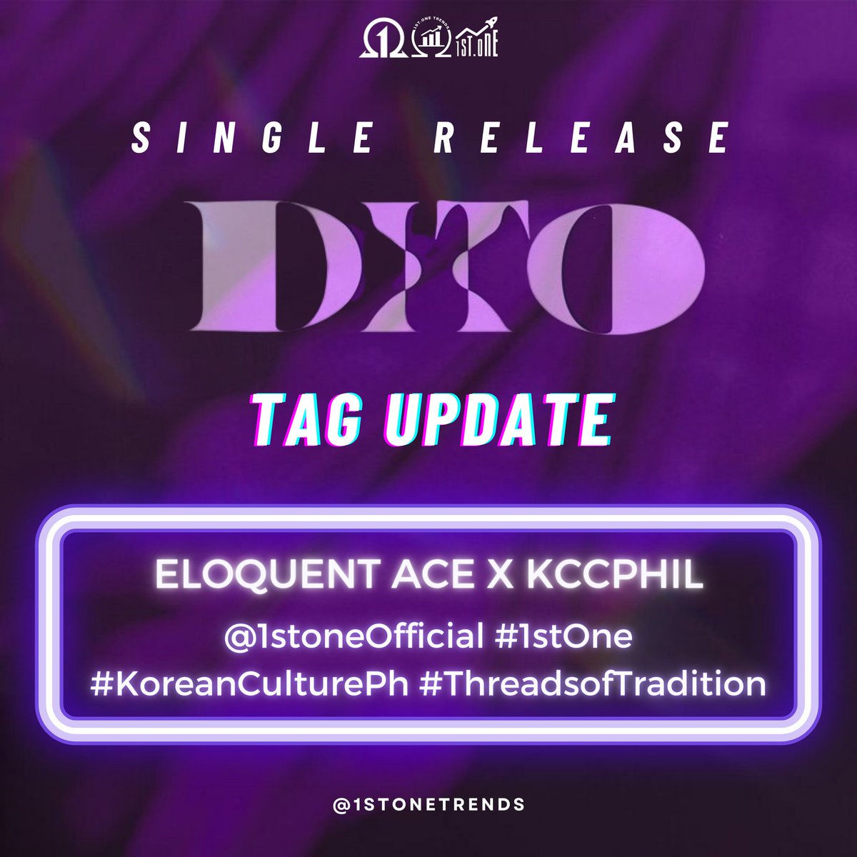 1stOneTrends's tweet photo. 6:00 AM | TAG UPDATE
Join us as Ace takes the stage for a cultural journey through the beauty of Korean and Philippine traditional attire. Don't miss this celebration! ๐๐ฐ๐ท๐ต๐ญ
ELOQUENT ACE X KCCPHIL
@1stoneOfficial #1stOne
#KoreanCulturePh #ThreadsofTradition https://t.co/9akmS7a8qt
