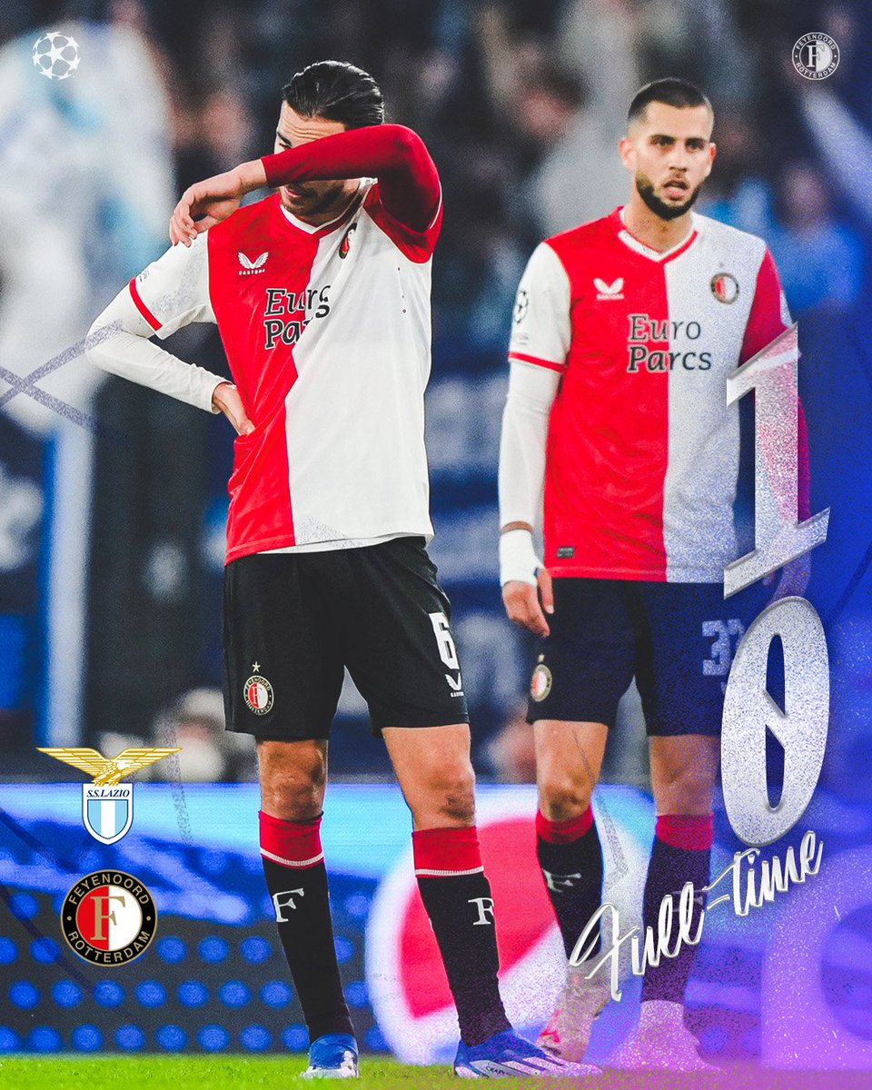 𝐅𝐔𝐋𝐋𝐓𝐈𝐌𝐄 • 1-0 😑

#lazFEY #Feyenoord #UCL