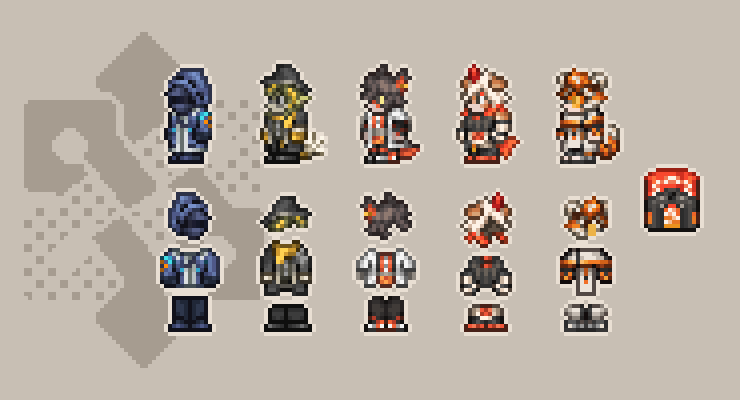 Jaqbix on X: All of the pre hardmode bosses resprited! #terraria #pixelart   / X