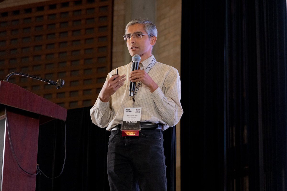 Industrial AI Conference - IAC | Stanford, CA (@k1stworld) on Twitter photo Unlock the secrets of #responsibleAI with Krishnaram Kenthapadi <a href="/kkenthapadi/">Krishnaram Kenthapadi</a>, Chief AI Officer of <a href="/fiddlerlabs/">Fiddler AI</a>!
Here are the 9 key takeaways he shared at K1st World Symposium: Unlock the secrets of #responsibleAI with Krishnaram Kenthapadi <a href="/kkenthapadi/">Krishnaram Kenthapadi</a>, Chief AI Officer of <a href="/fiddlerlabs/">Fiddler AI</a>!
Here are the 9 key takeaways he shared at K1st World Symposium: