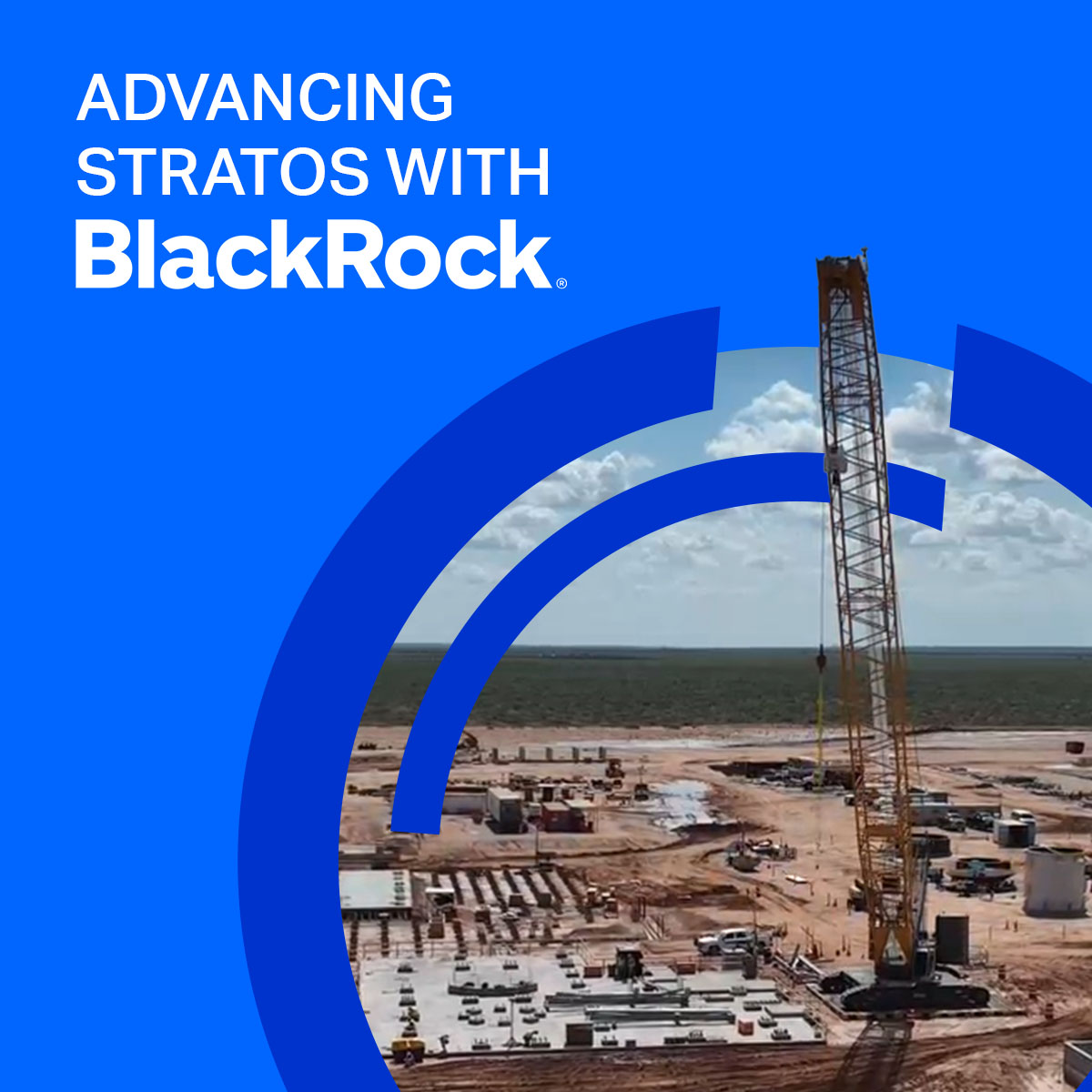 A fund managed by <a href="/BlackRock/">BlackRock</a> will invest in our STRATOS facility, which is designed to be the world’s largest Direct Air Capture (DAC) facility -- currently under construction in Texas.  Learn more: brnw.ch/21wEf06