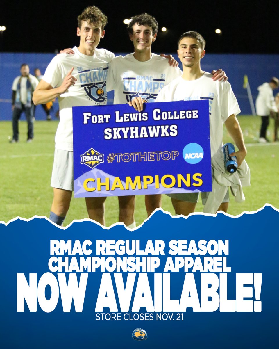 FLC Men's Soccer (@flcmsoccer) on Twitter photo ๐จSkyhawks Fans!๐จ
RMAC Regular Season Championship apparel is now available!! Get yours now before Nov. 21 to help celebrate the Skyhawks and their ongoing season!
๐: bit.ly/477rb2f
#ToTheTop ๐จSkyhawks Fans!๐จ
RMAC Regular Season Championship apparel is now available!! Get yours now before Nov. 21 to help celebrate the Skyhawks and their ongoing season!
๐: bit.ly/477rb2f
#ToTheTop