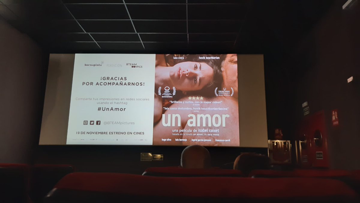 Afortunada por haber podido disfrutar del preestreno de la nueva pelicula de #isabelcoixet <a href="/BTeamPictures/">BTEAM Pictures</a> En su línea por bucear en el interior del alma humana #UnAmor no es solo una historia de pasión abrasadora... Gracias <a href="/CinesRenoir/">Cines Renoir</a> !!