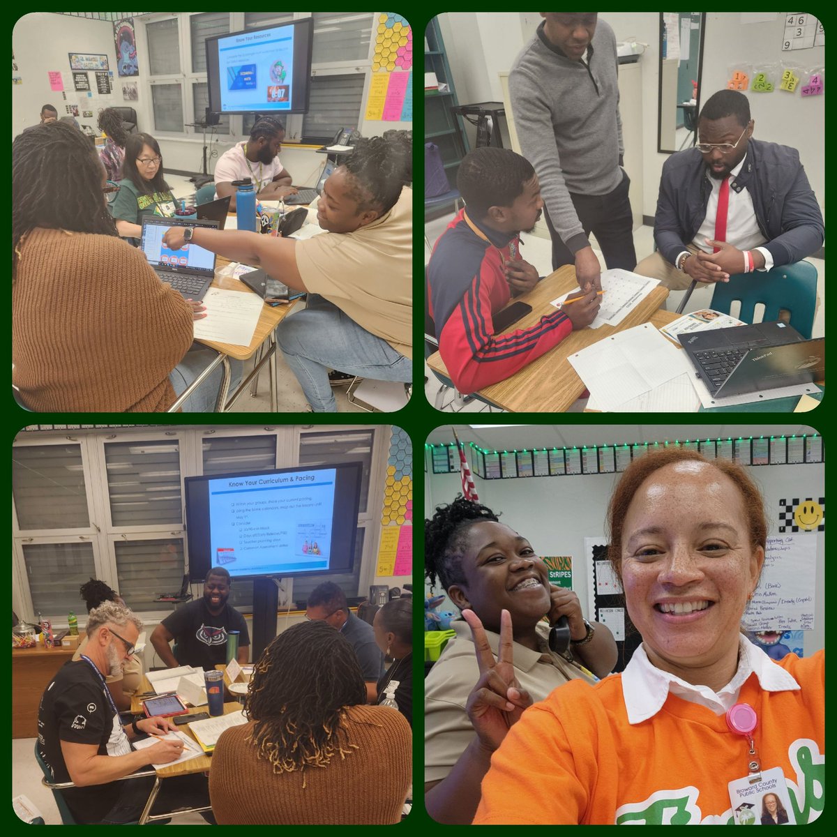 When time and chance meet up, greatness happens. What an amazing Day 1 of our Vertical Math Team mtg today in the Ely Zone! Holding student success firmly #MathExcellence @BrowardMath @BCPSNorthRegion @blanche_ely @Tav_Williams @clms1871 @PBMSNation @BCPSSantana @stoddlapace