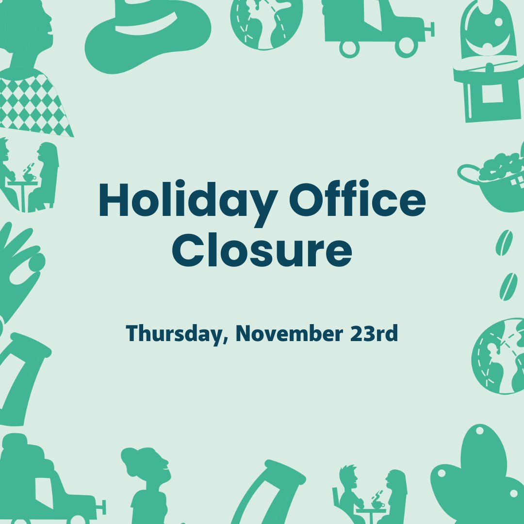 Hey friends 👋 Just a quick heads up for you! Our office will be closed on Thursday 11/23. We will reopen at 8 AM PST on Friday 11/24

Orders for all warehouses need to be in before 10:30 AM on Monday, 11/20. Orders received after this will be processed the following week.