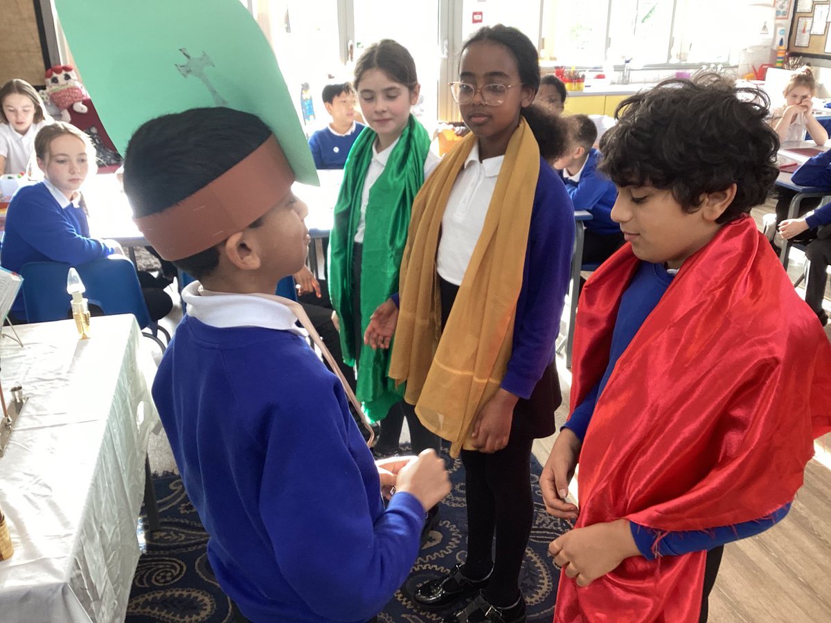 Sycamore Cass re-enacted the Sacrament of Holy Orders in their RE lesson. <a href="/bwcet/">Bishop Wilkinson Catholic Education Trust</a>