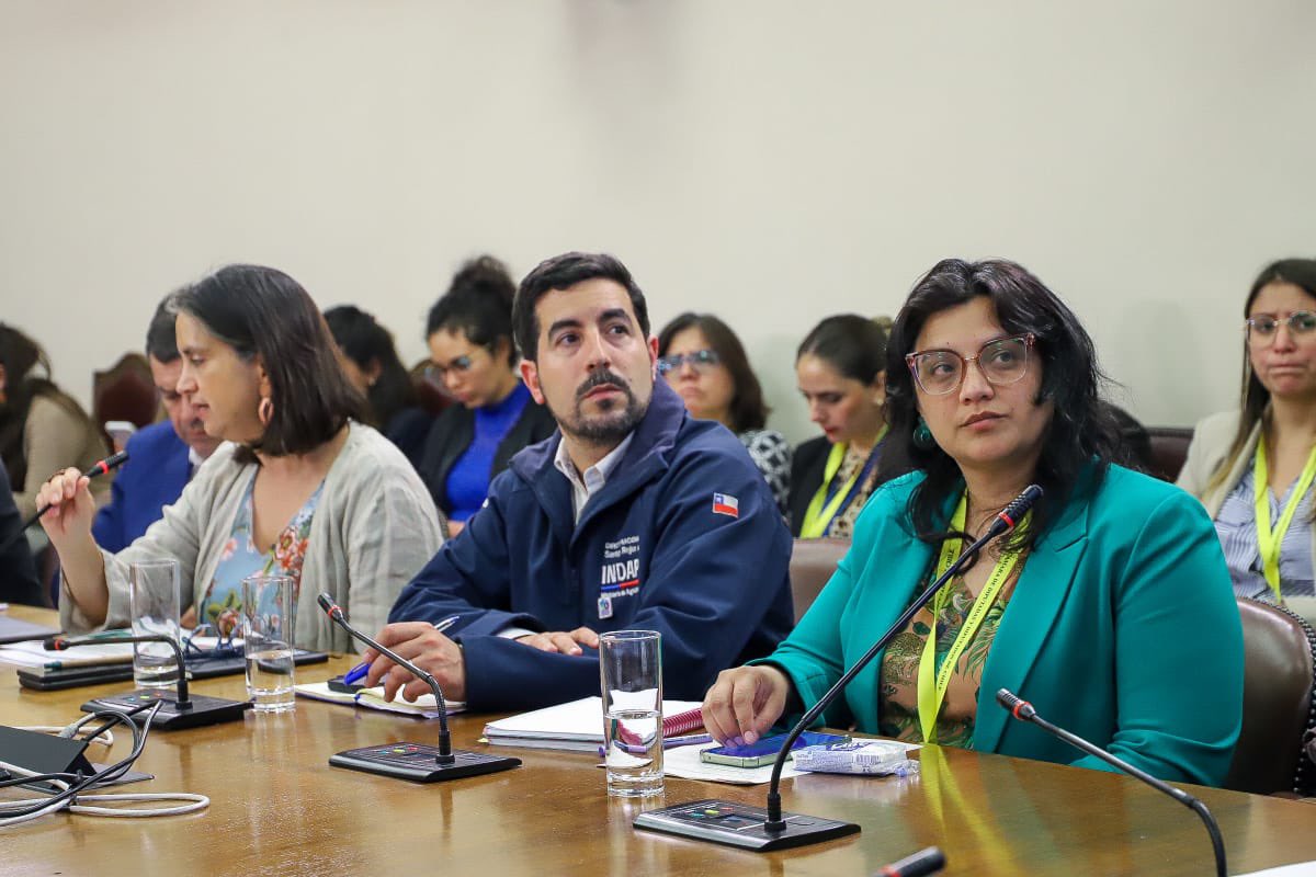 MinagriCL's tweet photo. Hoy en la Comisión de Agricultura de la @Camara_cl, el ministro @tvalenzuelavt, subsecretaria @ignafernandezg y servicios del @MinagriCL presentaron un nuevo proyecto de ley para crear un Sistema de incentivos para la gestión sostenible de suelos (SIGESS) 🌱 https://t.co/MSy5C7jrll