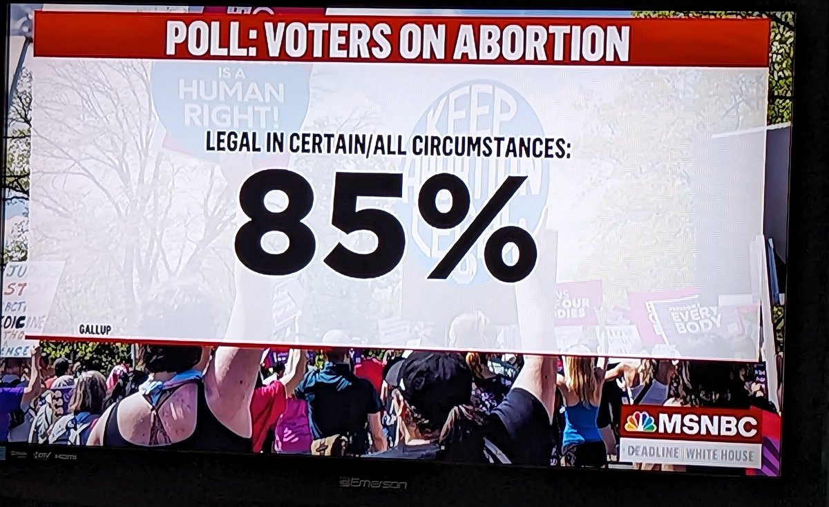 Are you in the 85% who support Abortion rights? Drop a 💙 if YES #VoteBIGblue