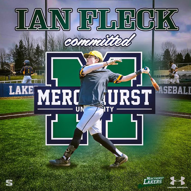 I'm excited to announce that I will be continuing my academic and baseball career at Mercyhurst University. I want to thank my family, friends, and coaches for helping me get where I am today. Roll Lakers💚