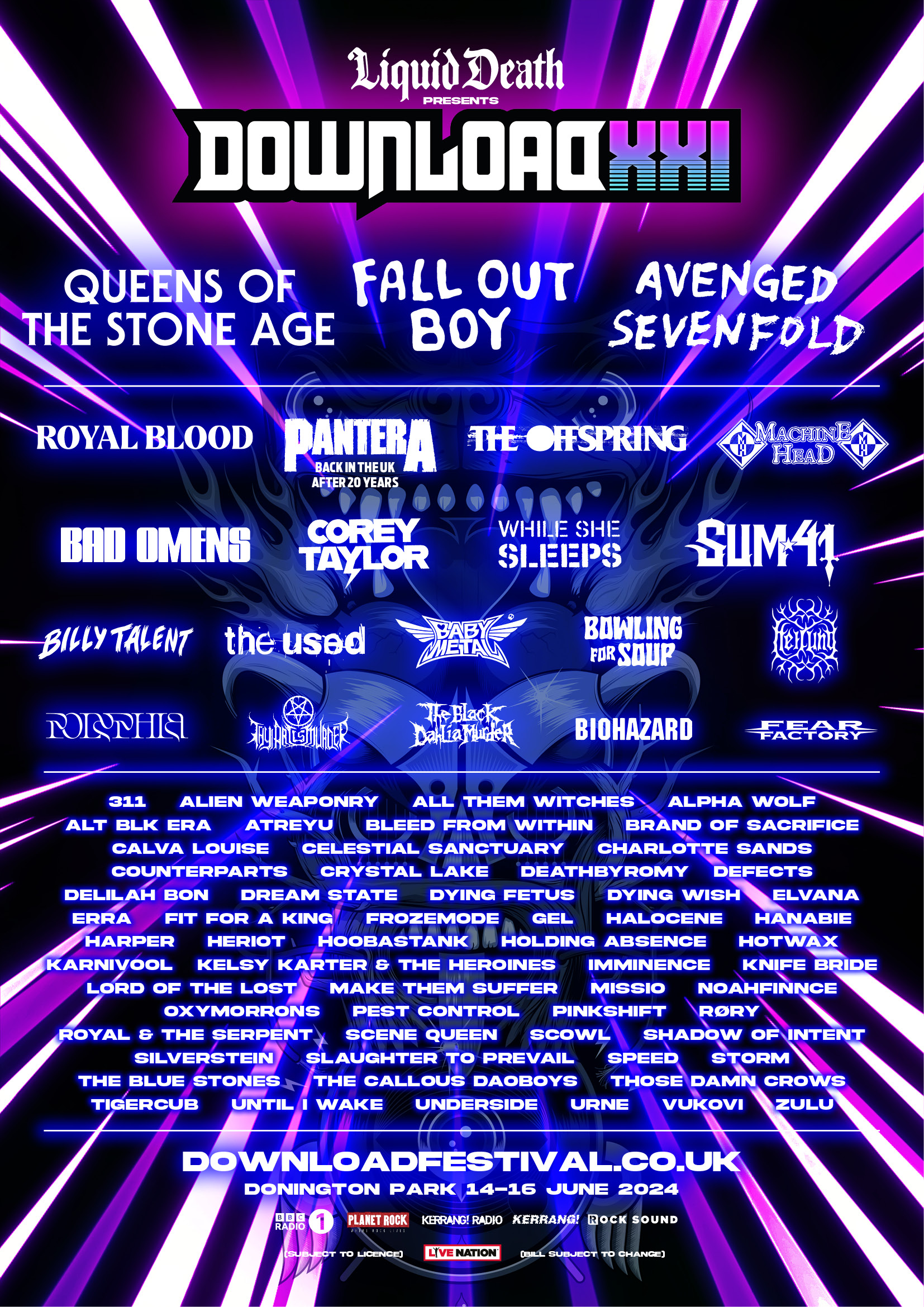 2024 Download Music Festival Lineup and Tickets
