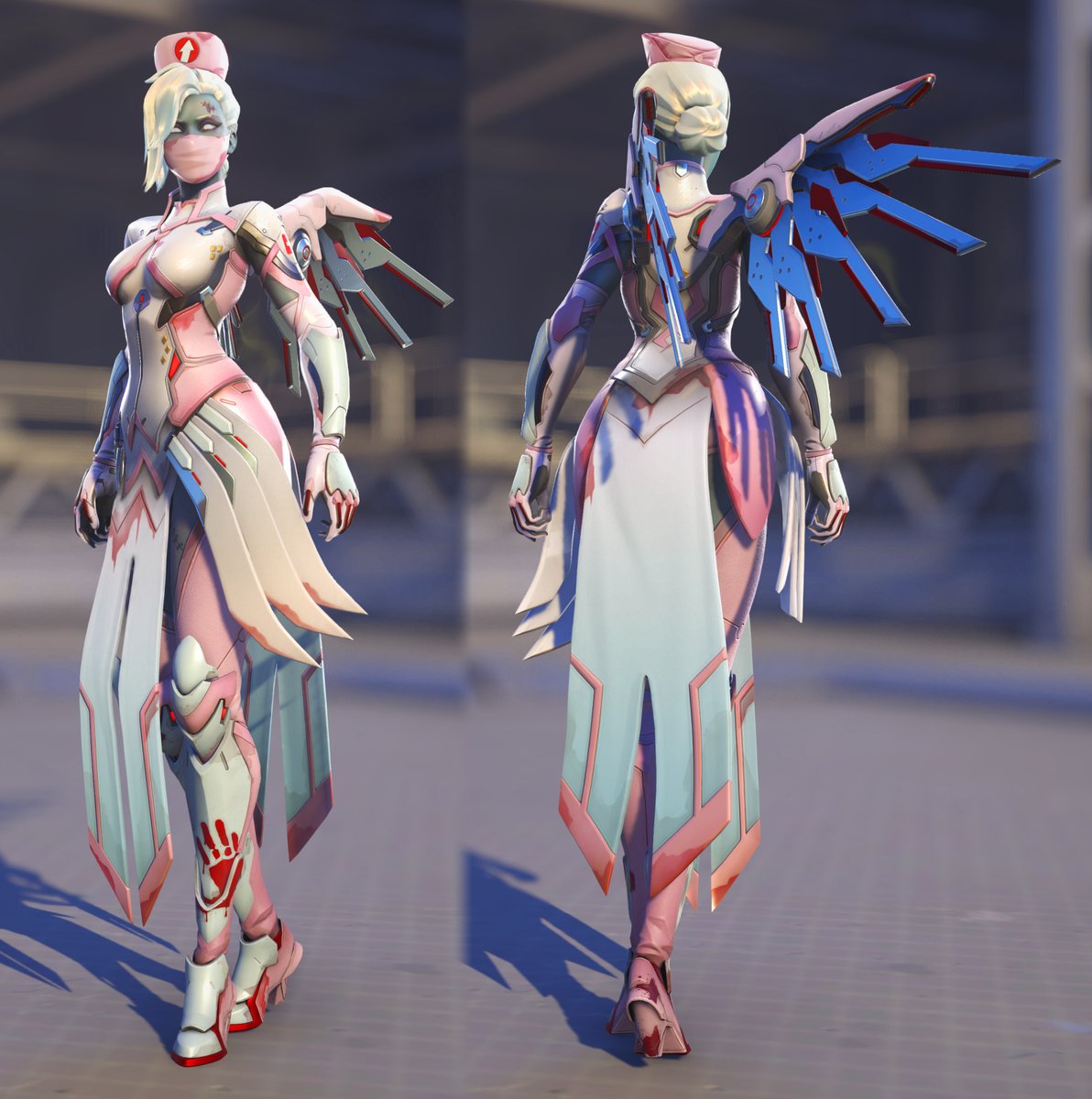 OverwatchNaeri's tweet photo. When will Overwatch 2 new epic skin 'Zombie Nurse' Mercy be released? 🧟‍♀️💉

There were no updates to the main shop skins in #Overwatch2 this week, and only a few changes were made.

Everyone is waiting for her new beautiful skin 👀

I want the zombie Mercy nurse skin! https://t.co/fAh2K5SMHz