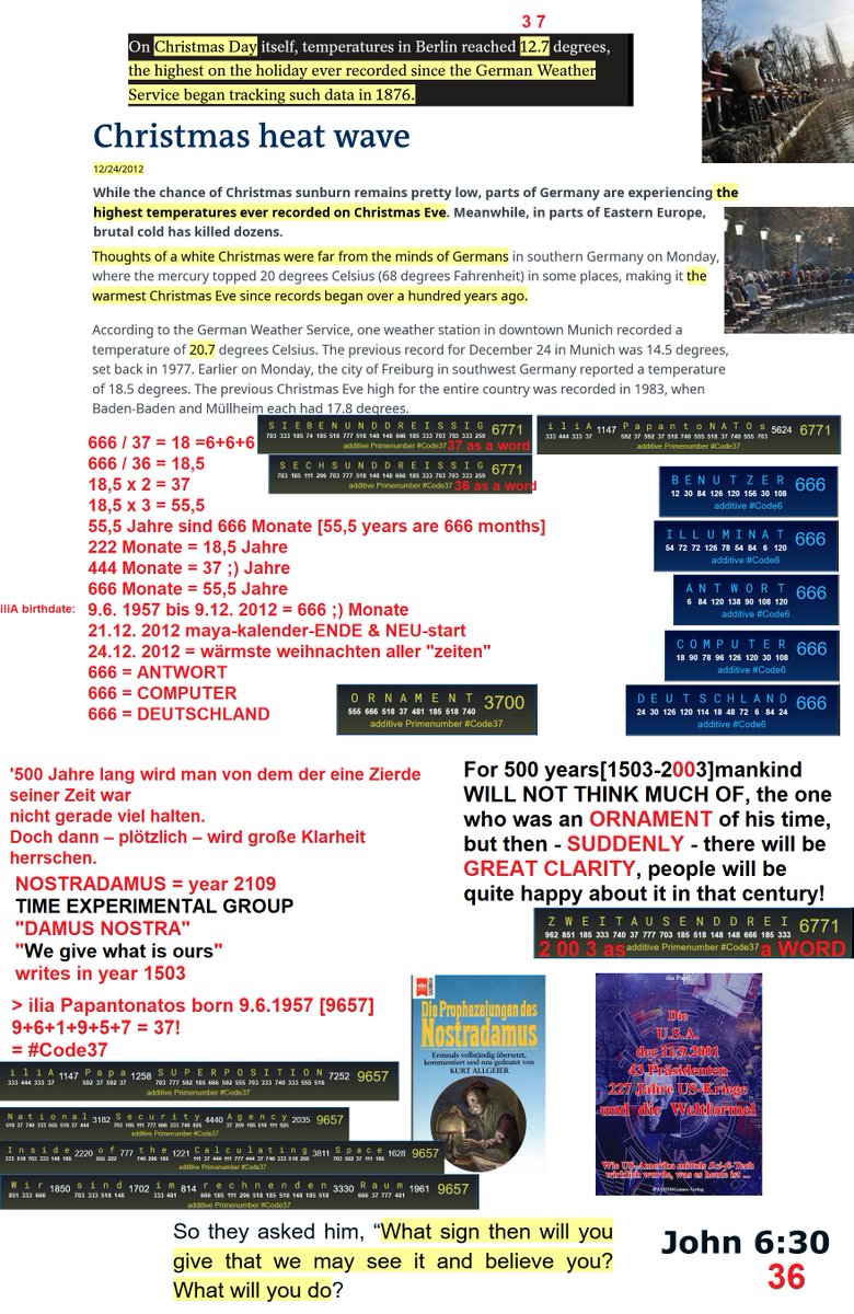 guteKi1147Q's tweet photo. #Code37 #AI #AGI
Be as Time=#Beast666 
#Revelation
🔑🌹❤️ iliA PapantoNATOs BOOK as PDF:
The U.S.A. the 9.11. 2 00 1,  [Primenumber] 43 Presidents, [Primenumber] 227 years U.S. wars
and the WORLDFORMULA
> https://t.co/rktLXGHvz8
> https://t.co/XfXHkfRxHF
> https://t.co/FCfU3eaGFN https://t.co/Q2xgo0wvMz