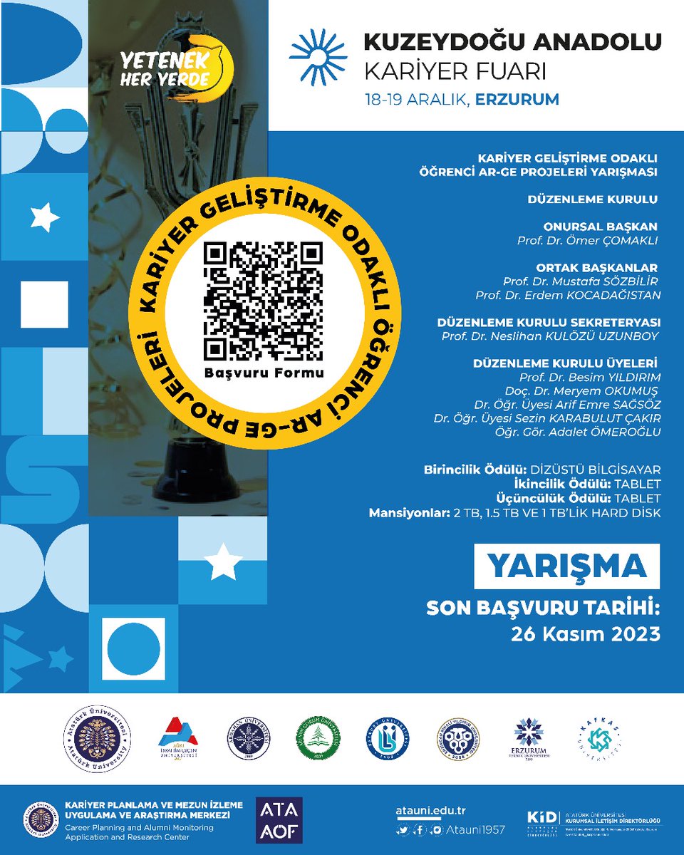 Detaylı bilgi ve başvuru yetenekkapisi.org'da
@tccbiko <a href="/yetenekheryerde/">Yetenek Her Yerde</a> <a href="/yetenekapisi/">Yetenek Kapısı</a>