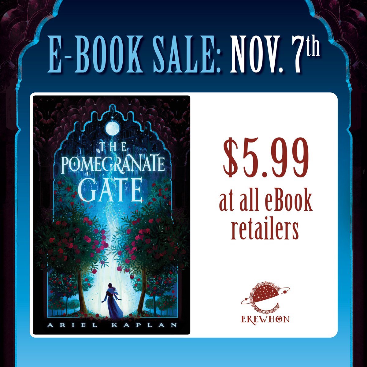 US readers-- the ebook of The Pomegranate Gate os on sale for $5.99 today!