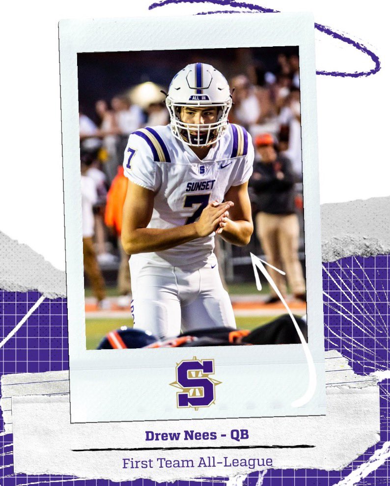 DrewNees's tweet image. I am honored to be nominated 1st team all league QB! Thank you to my teammates and coaches. @PrepRedzoneOR @JordanJ_ @SBLiveOR @SunsetFootball