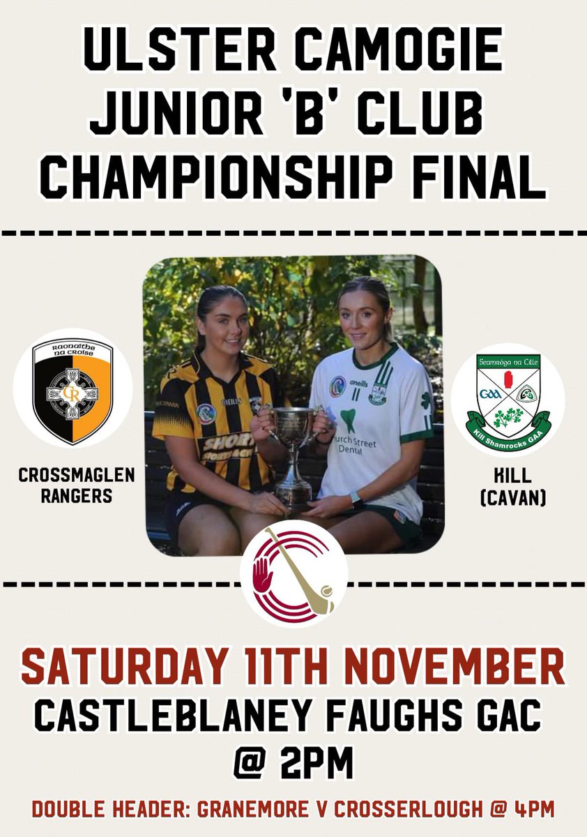 🖤🧡Busy day on Saturday! Good luck girls/management @Armaghcamogie @UlsterPPCamogie