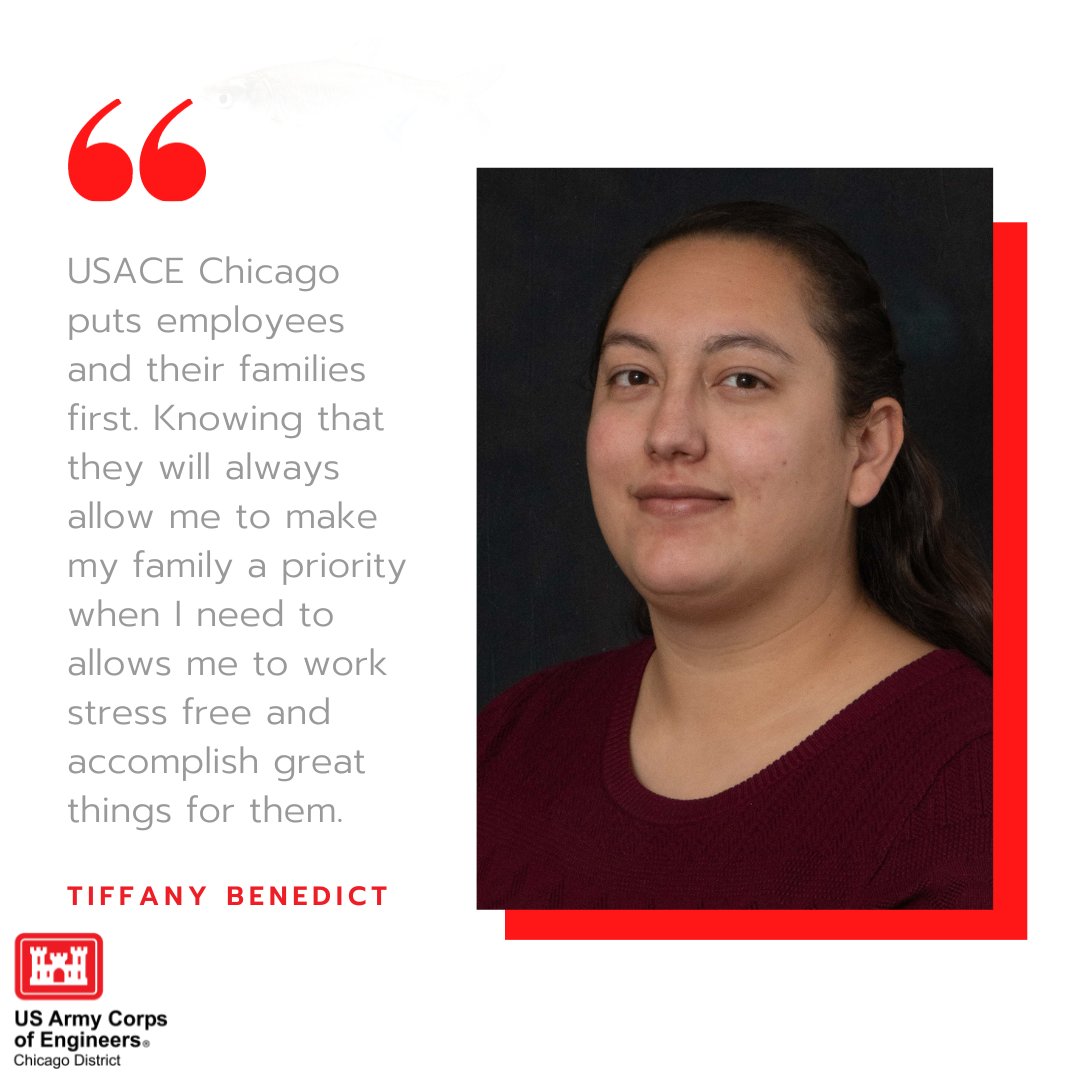 It’s employee spotlight day! Meet Tiffany Benedict, an Administrative Assistant with #USACEChicago. Check out her story on our Instagram or Facebook accounts by clicking the link below. Campsite.bio/usacechicago
