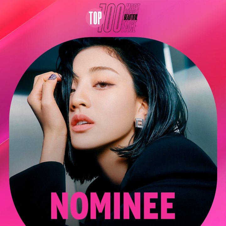 TOP100KPOP's tweet photo. JIHYO (#TWICE) is being nominee in the TOP 100 – Most Beautiful Faces Of K-POP in 2023!

👉 Vote: https://t.co/2RuxcQs0r2 https://t.co/9rzRtwWtp2