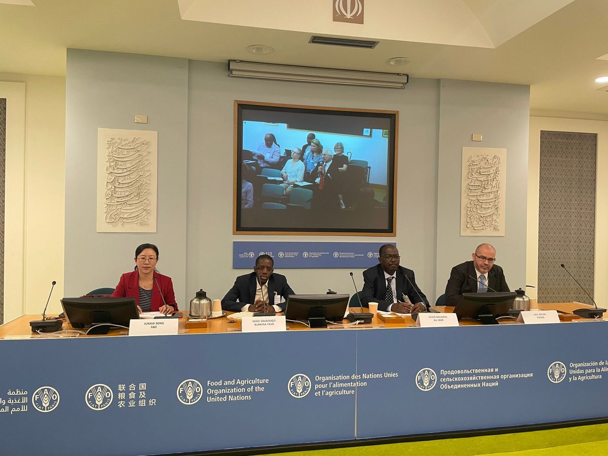 #HappeningNow 6-8 November 2023 our Coordinator General Dr @SavadogoMK is attending the @UARForum stakeholder meeting at @FAO Headquarters in Rome, Italia. A global meeting aiming to reviewing progress towards @ZeroBy30, then defining global priority actions for next year 2024