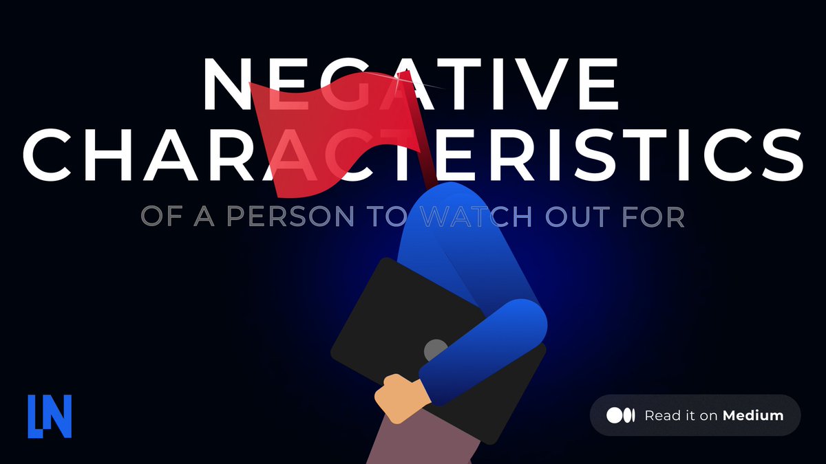 LegacyNetworkio's tweet photo. Knowing your characteristics is important but more important is identifying negative traits in others for better life choices. Negative traits in people you interact with can impact your life, so always be aware of them. 

Let us help you point the traits to keep an eye out for: 

https://t.co/lgayiKDhvc
