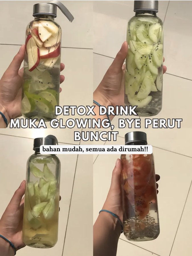 xiennaposted's tweet photo. DETOX DRINK MUKA GLOWING ANTI PERUT BUNCIT ‼️   — 
A Thread https://t.co/VwO5CYP8Kx