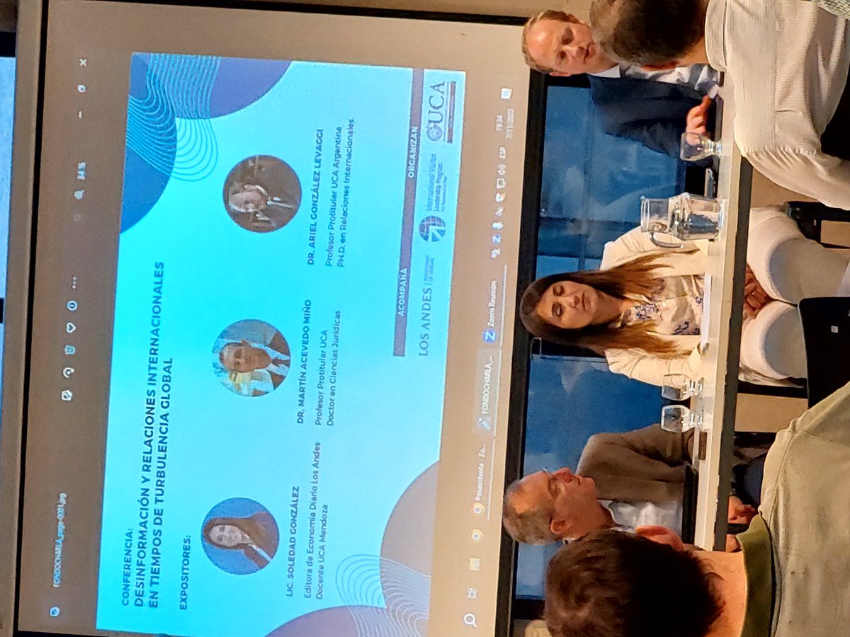 Laura Carbonari (@lauracarbonari1) on Twitter photo Desafíos internacionales de la desinformación en Argentina
#Ahora
En <a href="/UCAM/">UCAM Universidad</a>
<a href="/arielsgl/">Ariel González Levaggi</a>
@MaSoleGonzalez
Martin Acevedo Miño Desafíos internacionales de la desinformación en Argentina
#Ahora
En <a href="/UCAM/">UCAM Universidad</a>
<a href="/arielsgl/">Ariel González Levaggi</a>
@MaSoleGonzalez
Martin Acevedo Miño