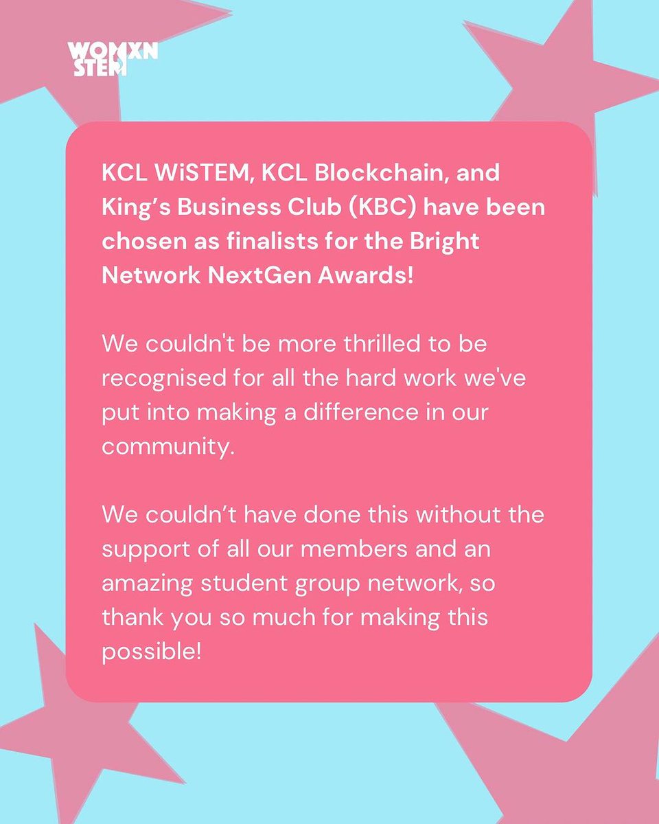 KCL Womxn in STEM tweet media