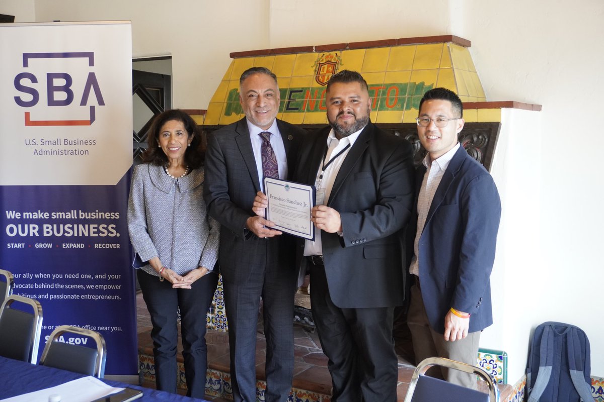 SBA_Francisco's tweet photo. In Monterey Park, California, to show our continued support for the community impacted by the mass shooting earlier this year. We want you to know that you matter to us at @sbagov. #CommunitySupport #MontereyParkStrong💪 https://t.co/UtGcYlTIYd