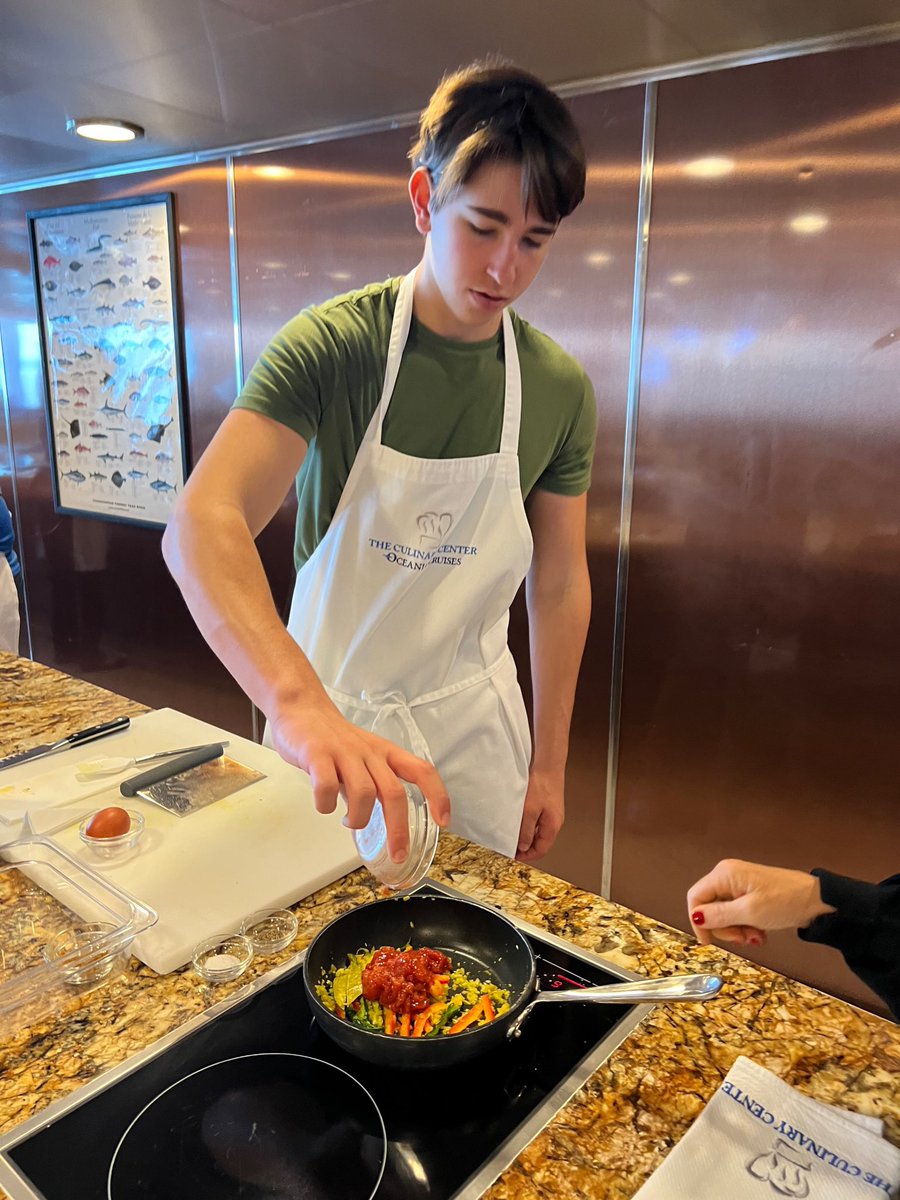 As a Mother, and as a Chef, I am bursting with joy to see my son sharing my passion, and with such incredible skill! Gavin, you are a rockstar ❤️ #proudmama #IC3 #cheflife #femalechef #momlife #ChefGavin