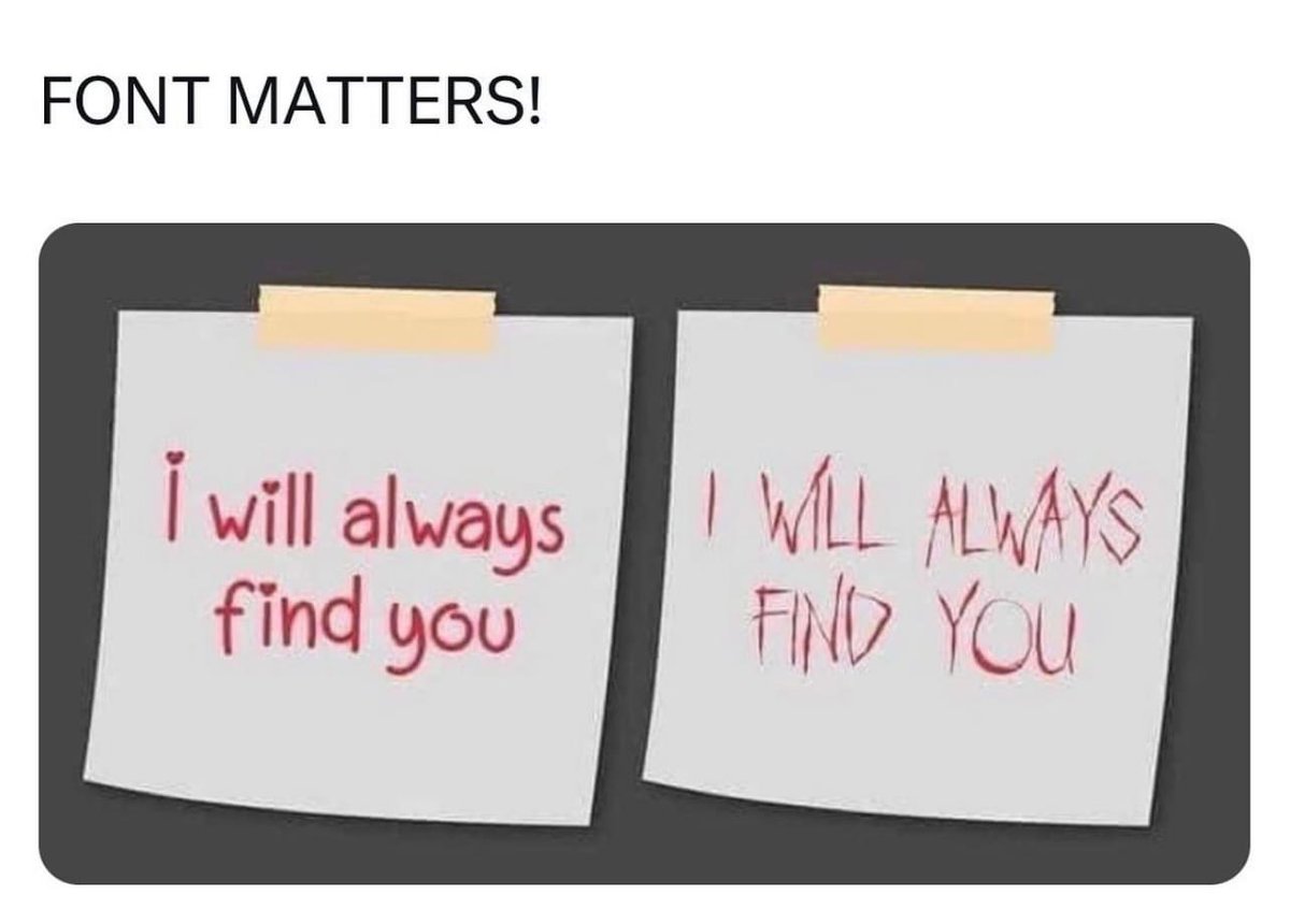 #AllYouReallyNeedIs the right font 🤣🤣🤣