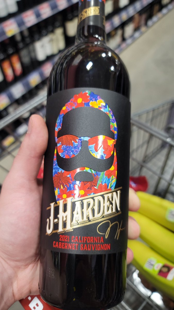 CalebBarnwell's tweet photo. doing my part to support @JHardenWines https://t.co/wSrz5nSFL7