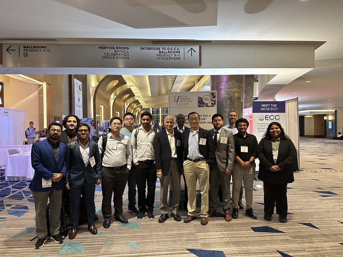 WVU students and faculty at the AIChE 2023 Annual Meeting