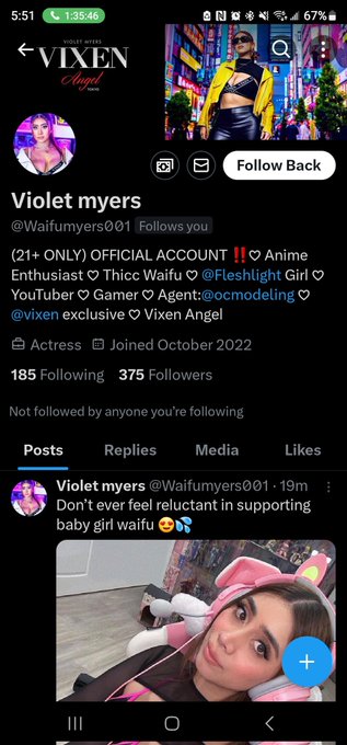 @violetsaucy This imposter account added me https://t.co/nbxEl6DTt6<a class="tags" href="/tag/violetsaucy">@violetsaucy</a>