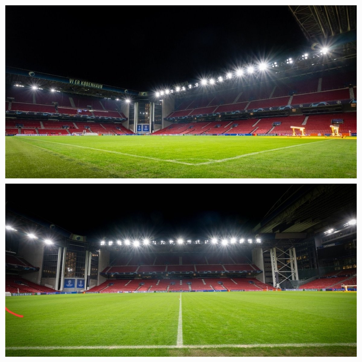 manutdf2's tweet photo. Parken Stadium ready for the big boys game tomorrow #UCL #MUFC #coppenhagen
Some people play Thursdays and some didnt even qualify for Europe 🤣🤣🤣 https://t.co/5J0DIJnWaB