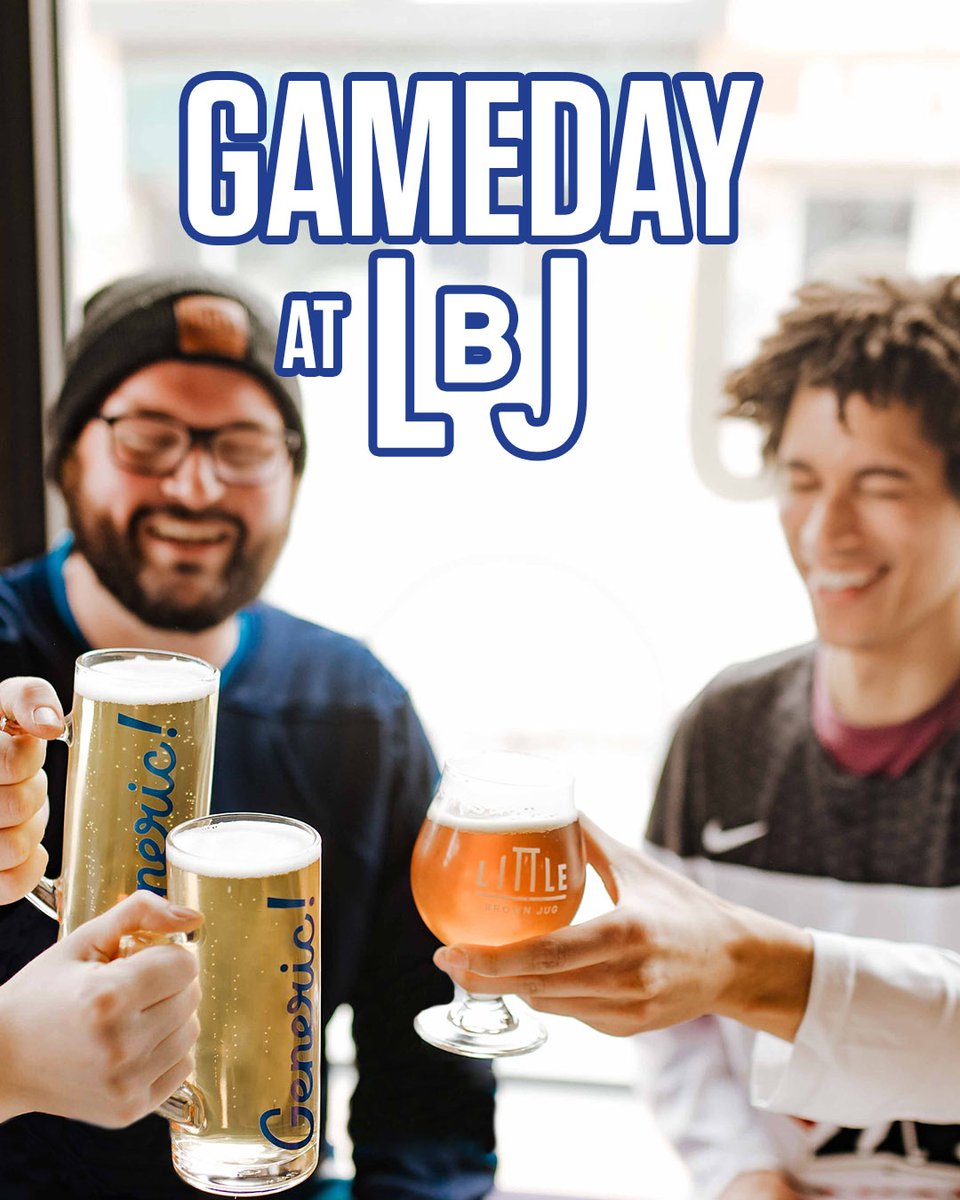 It’s Gameday at LBJ!

Starting tonight, we’re going to be playing select local sports games in the taproom. With $15 pitchers of Generic! and 1919 on special, you’re going to want to be here when we have games on. Stay tuned to our social to see when!

Puck drops at 7PM — be here