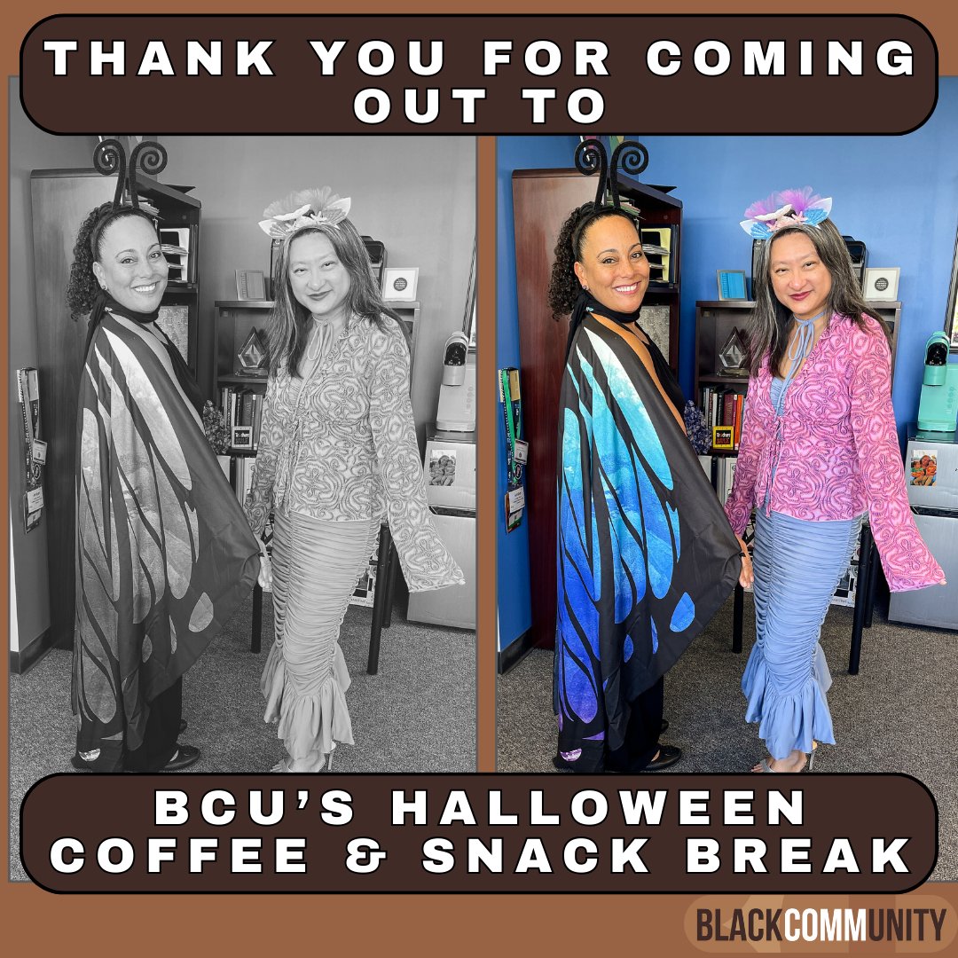 CSUFBlackComm's tweet photo. It was so great seeing y’all stop by on Halloween for our Halloween Coffee &amp; Snack Break to pick up some treats! Even @DrSha stopped by! ❤️ don’t forget! 

BCU's next event is our Internship Workshop on Thursday, Nov. 16 in CP 550 from 1-3 p.m.! https://t.co/LPqzpzO0Ad