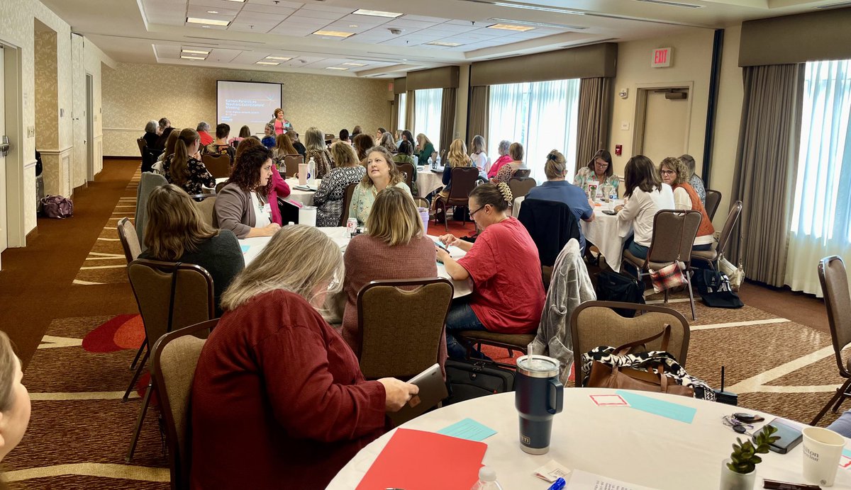 apetersenks's tweet photo. What an amazing two days with our Kansas Parents as Teachers Coordinators! We had *686* years of PAT experience in the room - and wow, that sparked incredible conversations about how #KansansCan support families in getting their kids the best possible start in life. https://t.co/4vuS51Vlse