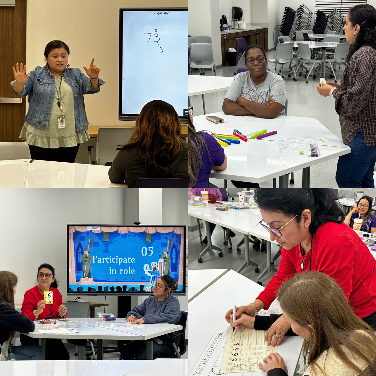 Kudos to the shining stars at @HumbleISD_LLE ⭐️Today, teachers were analyzing data, identifying areas of growth, crafting targeted small group instruction, and sharing it in a playful setting. You've truly shown a love for learning. @HumbleISD #WildcatProud #ShineaLight #SenditOn