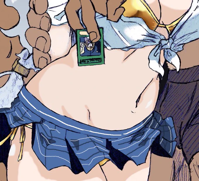 ヘソも好きなのかもしれへんな… 